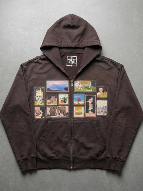 Minecraft Zip Up Hoodie
