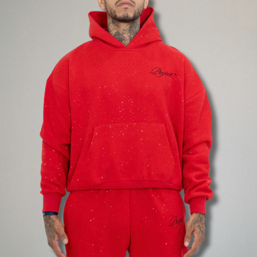 Unisex Rhinestone Hoodie
