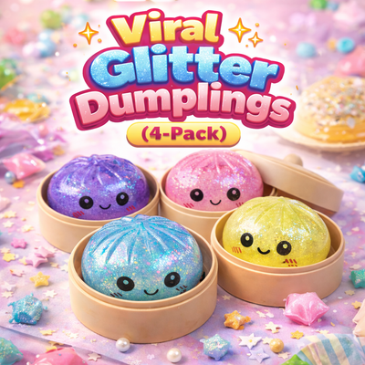 Viral Glitter Dumplings (4-Pack)